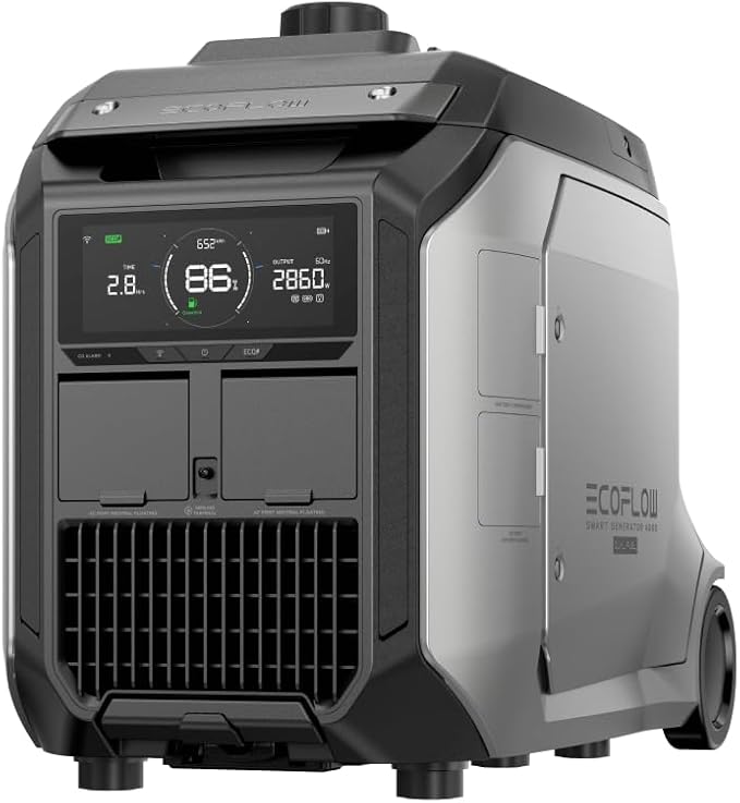 EF ECOFLOW 3200W DC Fast Charging Dual Fuel Smart Generator with LPG and Gas Support, Smart