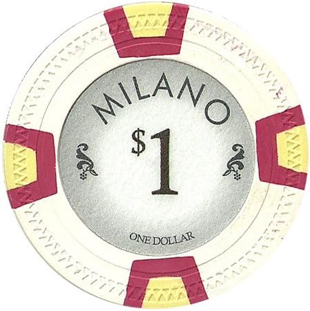 PS Full Clay Milano 10gm Poker Chip Sample Set - 12 New Chips!