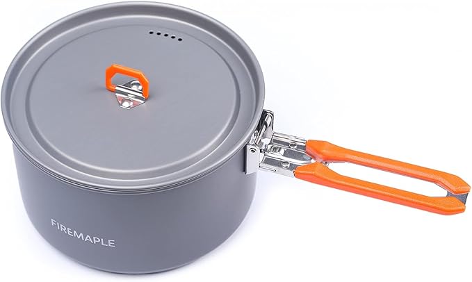 Fire-Maple Feast 4 Piece Camping Cookware Cookware Cookware Kit Outdoor Cookware Set with Pots