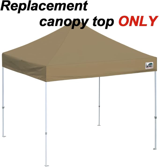 Eurmax USA New 10x10 Pop Up Canopy Replacement Canopy Tent Top Cover, Instant Canopy Top Cover