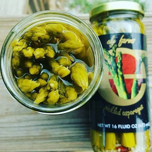 Ely Farms Pickled Asparagus - Unique and Irresistible Taste - Crunch Spears with a Garlic and Dill