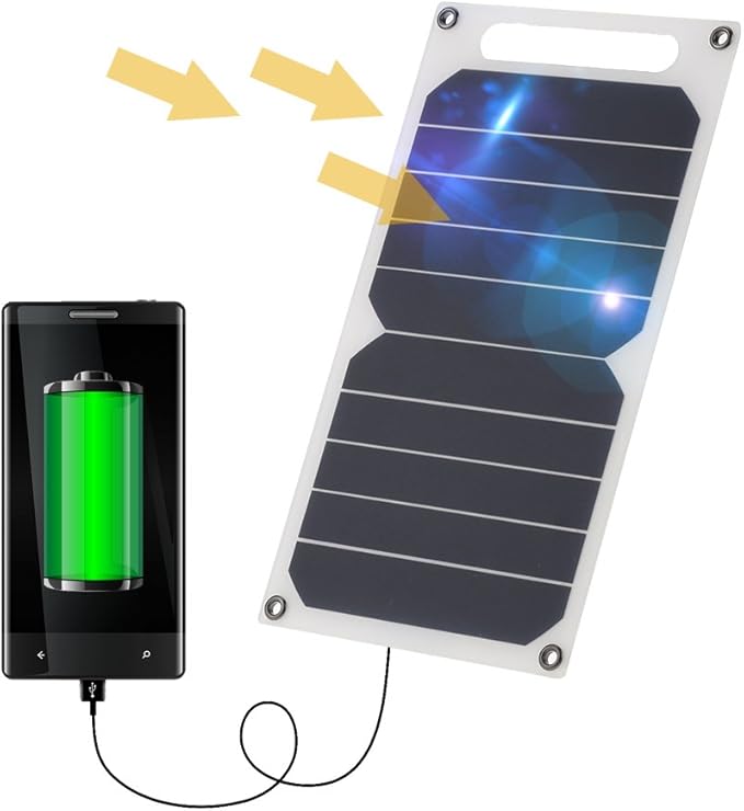 Solar Panel Charger USB Port Portable High Power Paper Shaped Monocrystalline Silicon for Cell