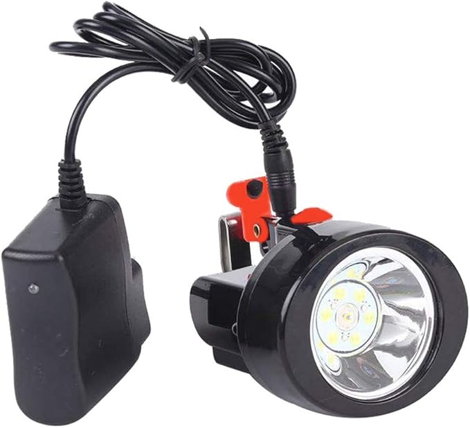 Rechargeable LED Mining Headlamp, Waterproof Explosion-Proof Miner Cap Light, High Power Helmet