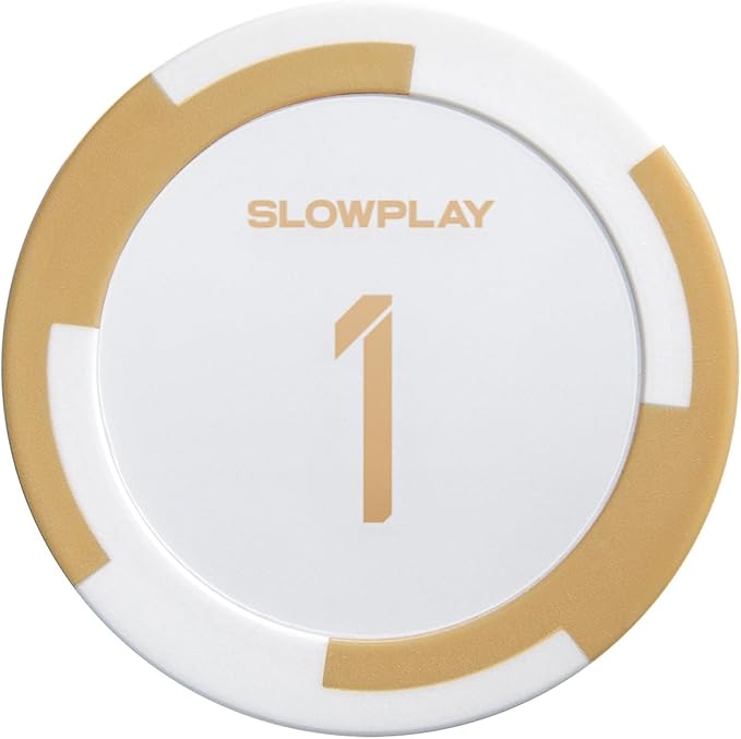 SLOWPLAY Godel Clay Poker Chips, 14 Grams Heavyweight Clay Composite, 40mm Large Chips in Bulk