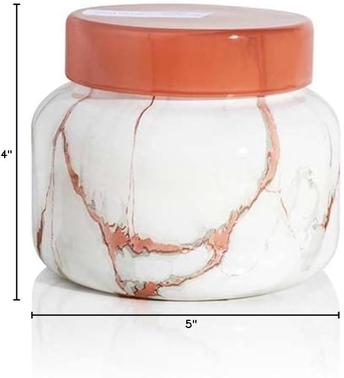 Capri Blue Modern Marble Jar Candles - Luxury Scented Candles for Home - Long Lasting Soy Wax Blend