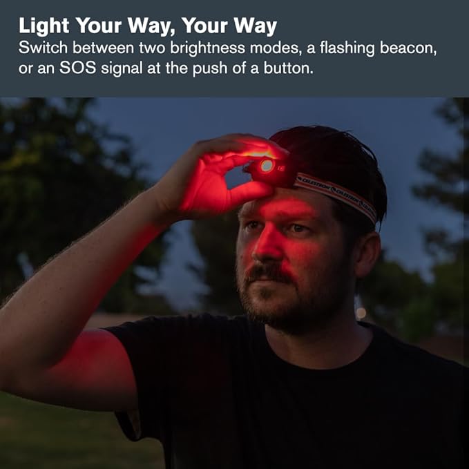 Celestron ??Night Vision Headlamp ??Multiple Light Modes ??Includes SOS Setting ??Ideal for