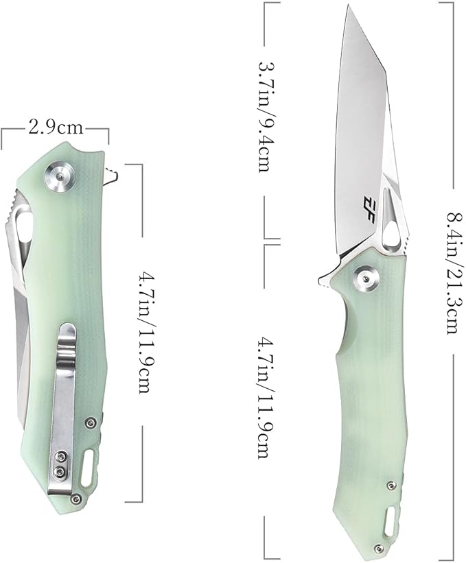 Eafengrow EF934 Pocket Knife D2 Steel Blade Folding Knife G10 Handle Liner Lock Camping Survival