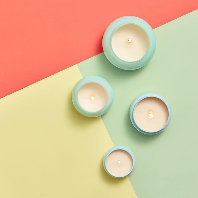 Capri Blue Volcano Scented Candles - Luxury Glass Jar Candles for Home Scented with Tropical Fruit