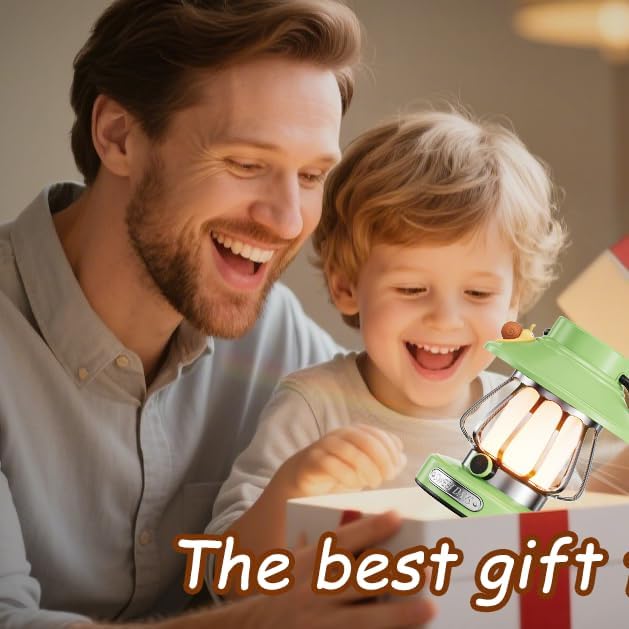 V.C Formark Snail Kids Camping Lantern Rechargeable - 3 Color Dimmable LED Light with USB-C