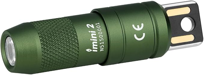 OLIGHT IMINI 2 EDC Rechargeable Keychain Flashlight, 50 Lumens Compact and Portable Mini LED