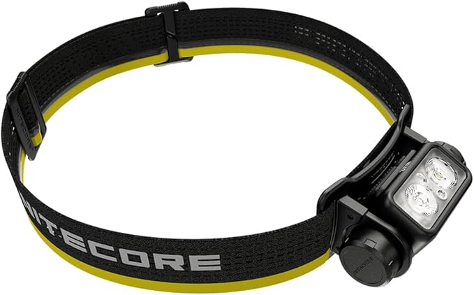 Nitecore NU43 Rechargeable Headlamp, 1400 lumens USB-C Bright Lightweight for Camping, Running, or