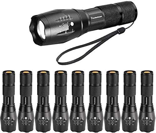 Pocketman LED Tactical Flashlight Super Bright LED Flashlights Portable Outdoor Water Resistant