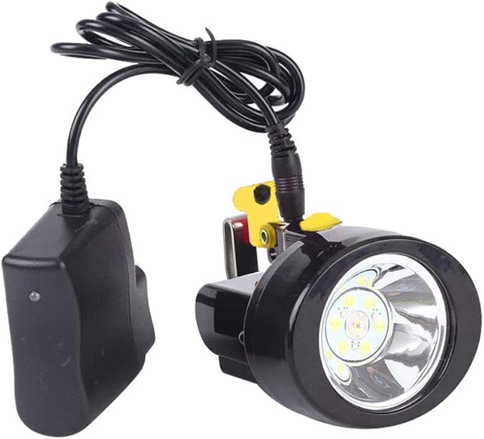 Rechargeable LED Mining Headlamp, Waterproof Explosion-Proof Miner Cap Light, High Power Helmet