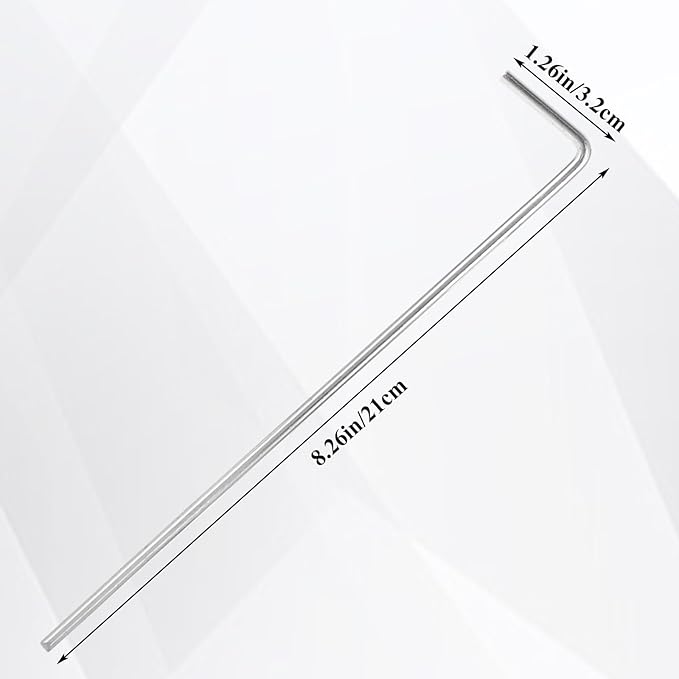 MIVIDE 100 Pack 8.26 inch Tent Stakes, Galvanized Steel Metal Tent Stakes Pegs, Garden Stakes