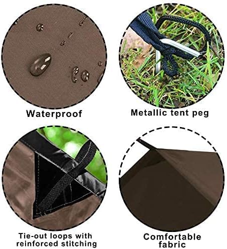 KALINCO Tent Tarp, Picnic Mat Camping Tarp Tent Hammock Tarp, pu Waterproof Camping tarp Tent Rain
