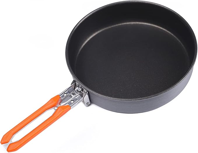 Fire-Maple 7.6 Inch Camping Frying Pan w/Nonstick Coating | Durable Lightweight Camping Skillet for