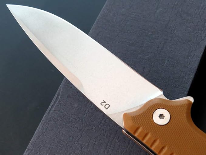 Eafengrow EF223 Folding Knife D2 Blade with G10 Handle Multi Pocket Knife Survival Outdoor Camping