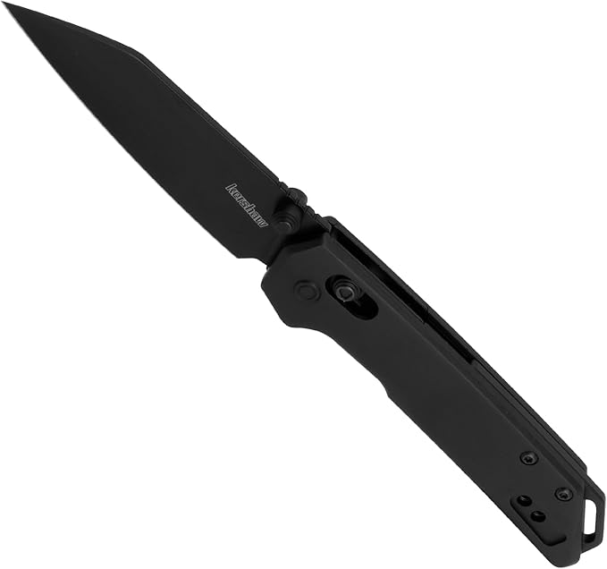 Kershaw Mini Iridium Folding Pocket Knife, 3 inch D2 Steel Blade, DuraLock, Aluminum Handle