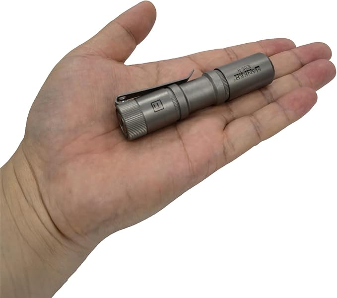 Manker E05 II High Density 800 Lumens High Output EDC Flashlight White LED Emitters, Eeay to Carry