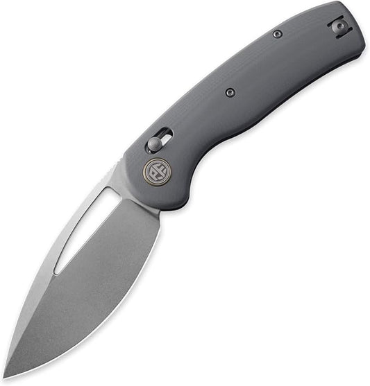 Petrified fish PFP13 Viper Folding Knife,3.5" K110 Steel Stonewashed Blade G10 Handle Pocket Knife