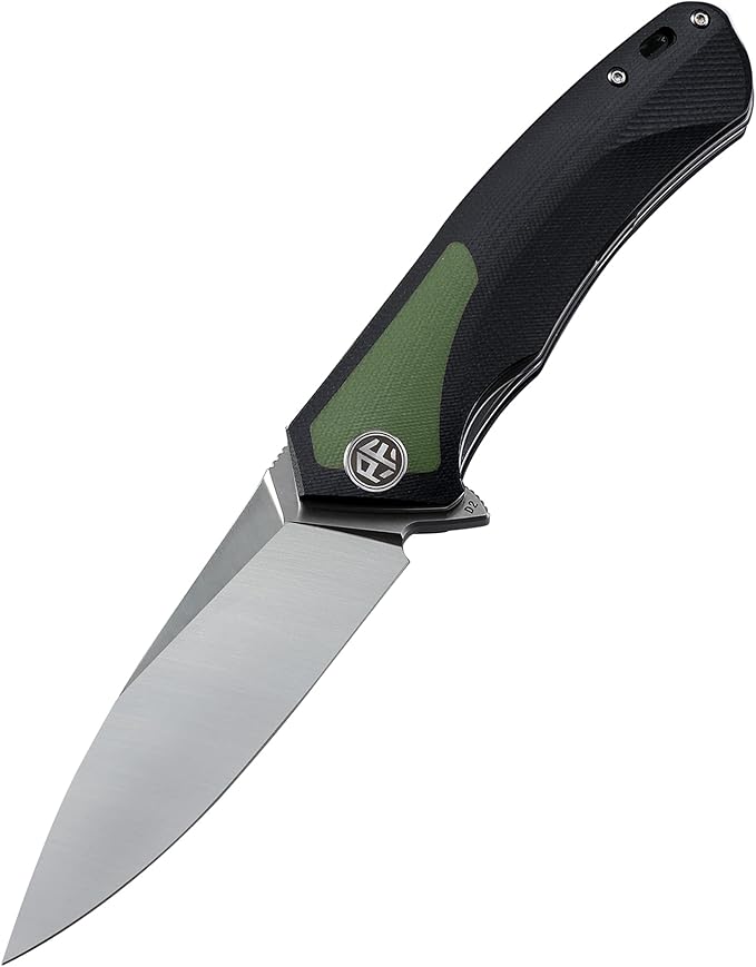Petrified fish PF838 3.74" D2 steel folding knife outdoor tactical pocket knives G10 handle camping