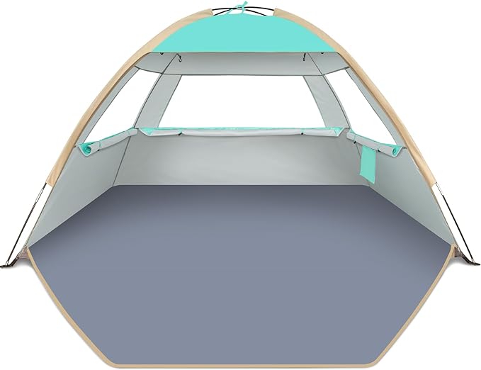 Gorich Beach Tent Sun Shelter for 3/4-5/6-7/8-10 Person with UPF 50ï¼?UV Protection, Lightweight &