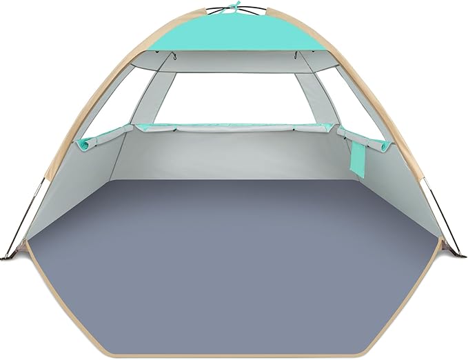 Gorich Beach Tent Sun Shelter for 3/4-5/6-7/8-10 Person with UPF 50ï¼?UV Protection, Lightweight &