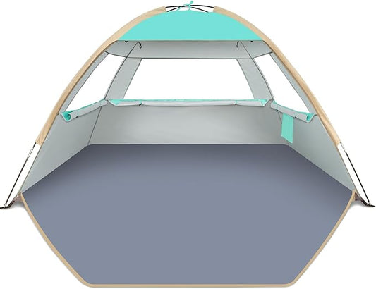 Gorich Beach Tent Sun Shelter for 3/4-5/6-7/8-10 Person with UPF 50ï¼?UV Protection, Lightweight &