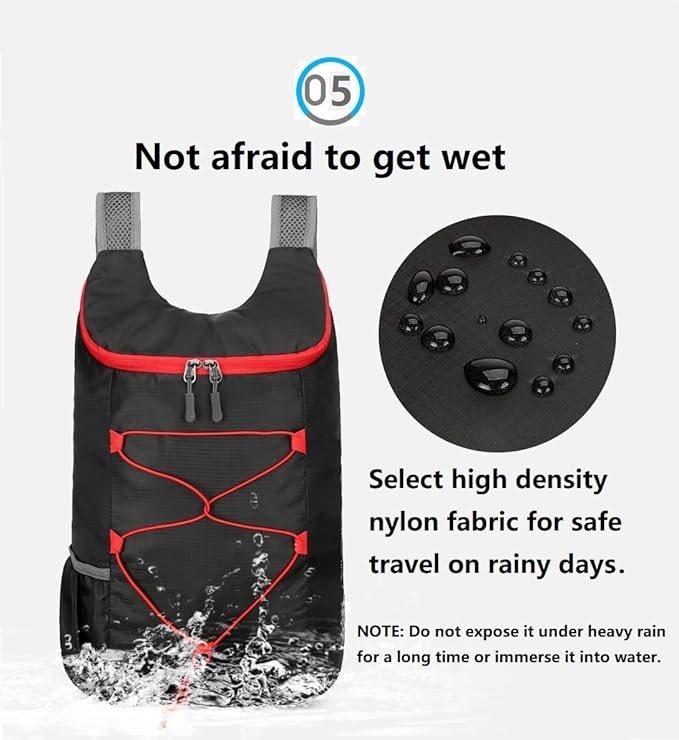 16L Lightweight Foldable Hiking-Backpack Small Packable-Daypack For Travel,Ultralight