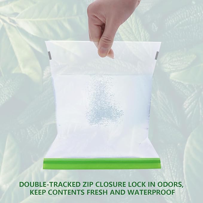 Odor Proof Storage Bags-28x20 Inch, Reusable Double-Tracked Zip Closure Barrier Storage Bags Lock