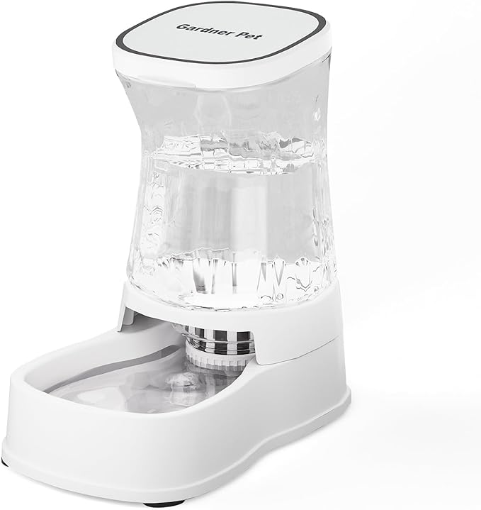 Gardner Pet Automatic Gravity Water Dispenser for Dogs, 1.0Gallon 100% BPA-Free Dog Water Bowl