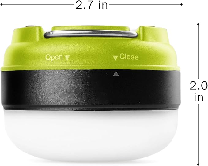 AlltroLite 2 Pack LED Camping Lantern - Battery Powered LED Lantern, Waterproof Lantern, Perfect