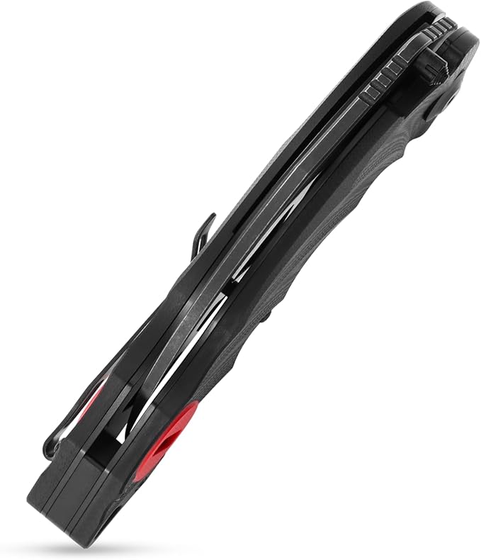 Sitivien ST160 Pocket Folding Knife,K110 Steel Blade with G10 Handle EDC Tool Knife for Outdoor