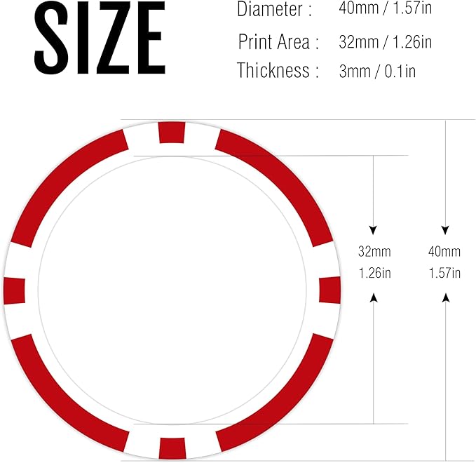 50-500 Custom Poker Chips, 11.5g Casino Size Clay Chips, Upload Your Image or Text for
