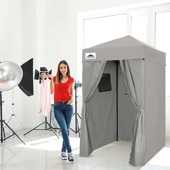 EAGLE PEAK Flex Ultra Compact 4x4 Pop-up Canopy, Sun Shelter, Changing Room, Portable Privacy
