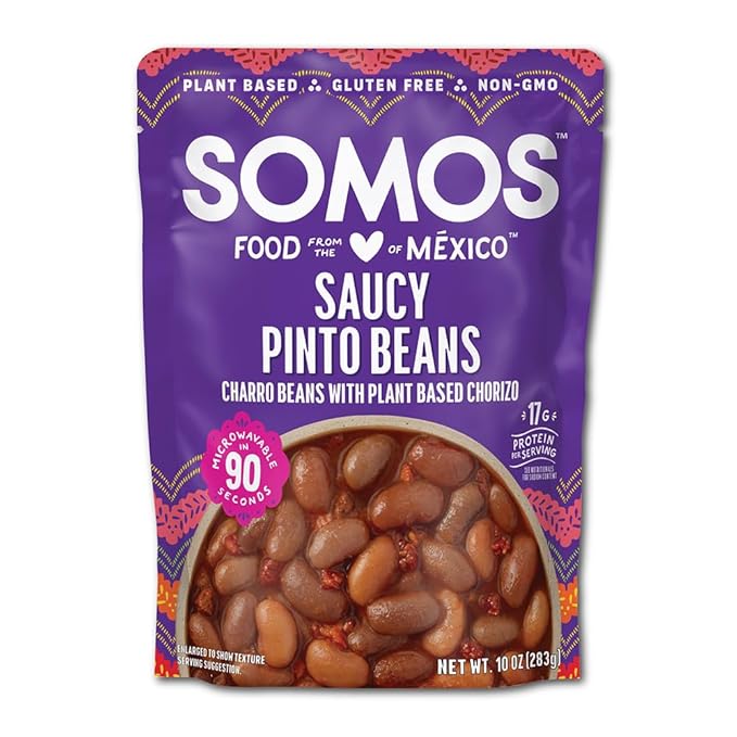 Somos Saucy Pinto Beans, 10 Oz