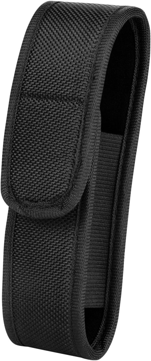 Wurkkos Flashlight Holster, LED Tactical Flashlight with Elastic Nylon, Flashlight Pouch, Nylon