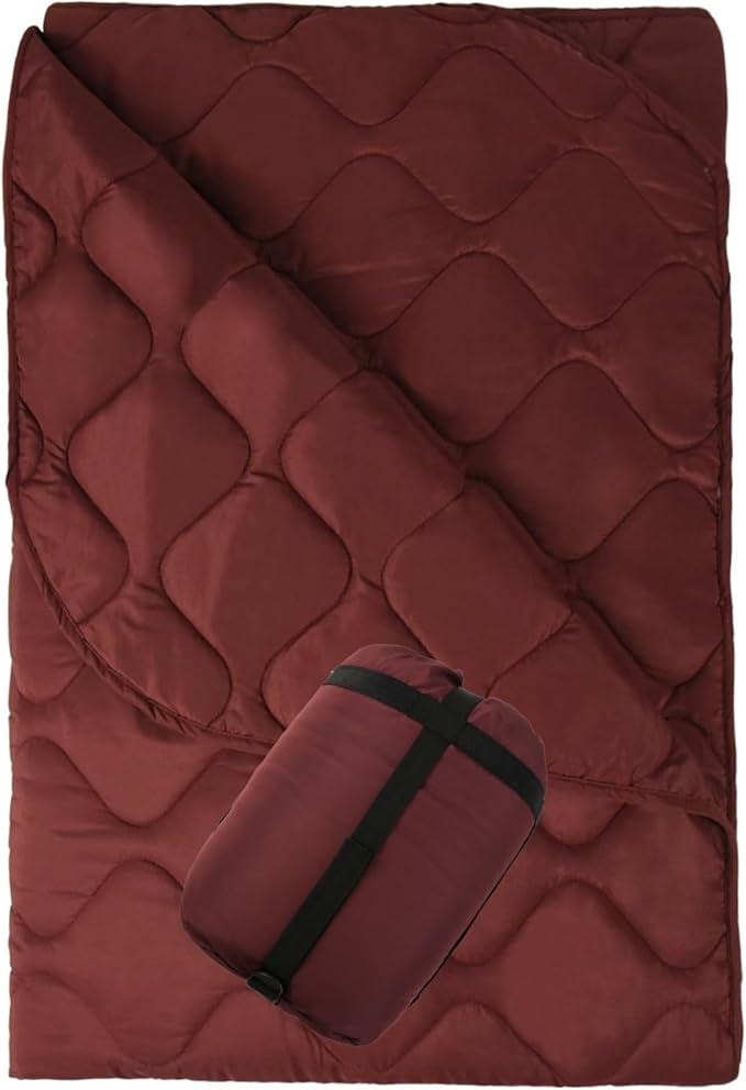 Poncho Liner Military Blanket Outdoor Camping Blankets for Travel, Beach, Grass, Picnic, Car