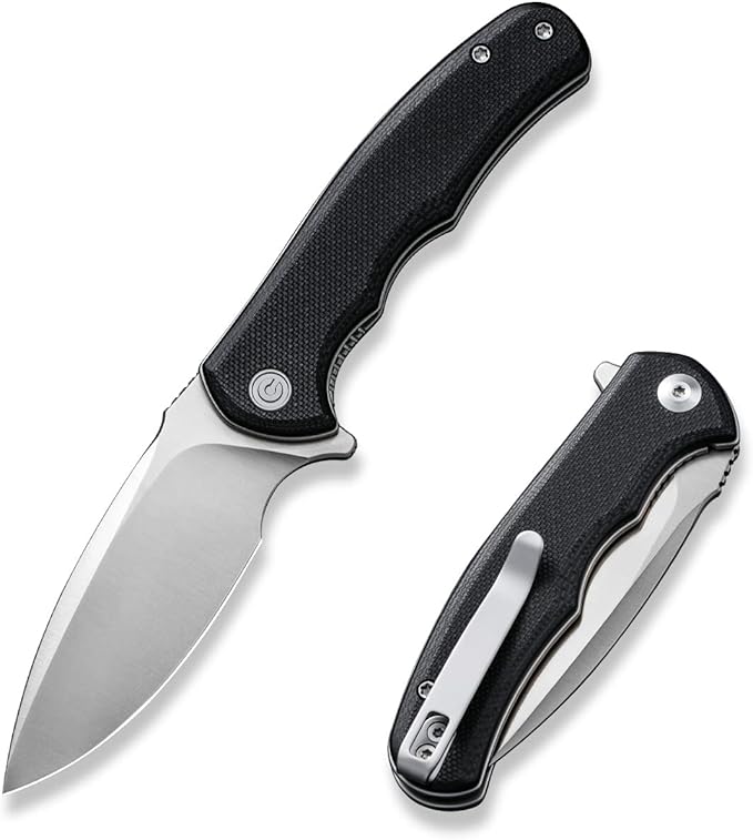 CIVIVI Mini Praxis Folding Pocket Knife, 2.98" D2 Steel Blade G10 Handle Small EDC Knife with
