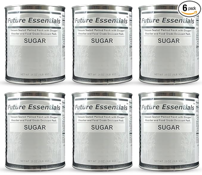Future Essentials White Sugar Baking & Cooking Kitchen Staple Pure Sugar Emergency Food Storage