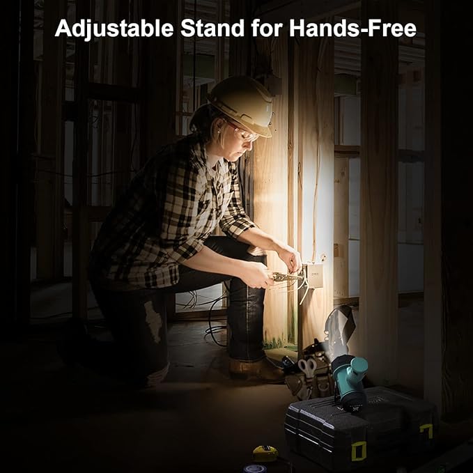 YIERBLUE Rechargeable Spotlight with Super Bright High Lumen LED, IP67 Waterproof Handheld