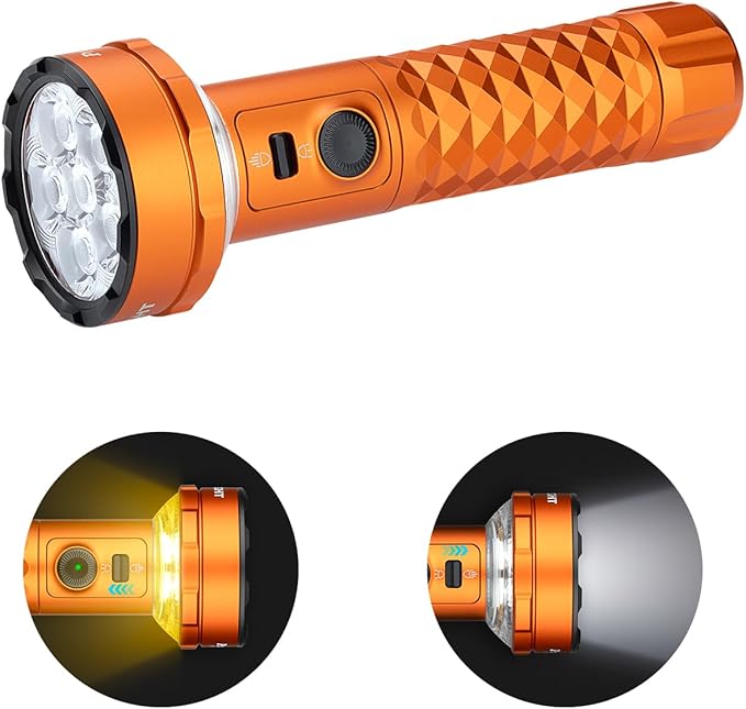 OLIGHT Prowess Rechargeable High Lumen Flashlights, 5,000lms Super Bright Flashlight with Holster
