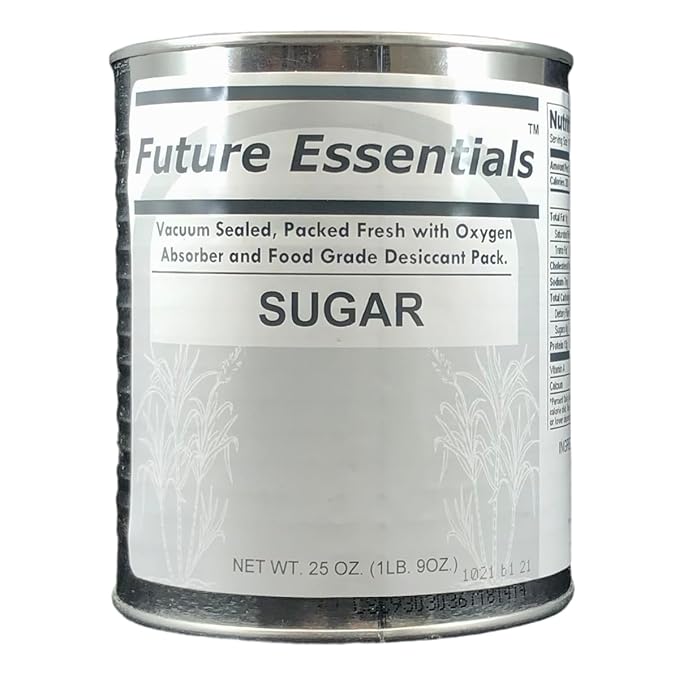 Future Essentials White Sugar Baking & Cooking Kitchen Staple Pure Sugar Emergency Food Storage