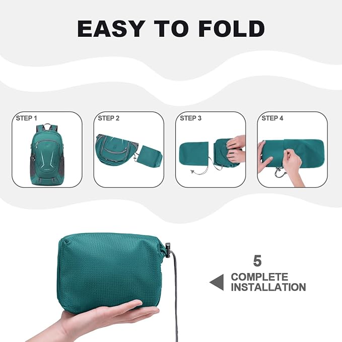 MIYCOO Backpack - Ultra Lightweight Packable Backpack for Travel Camping, 45L Hiking Back Pack