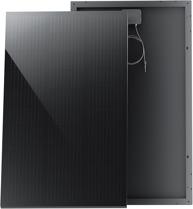 STAR 200W Solar Panels, 100W 2PCS 12/24V Monocrystalline Solar Panel, High-Efficiency Full-Screen