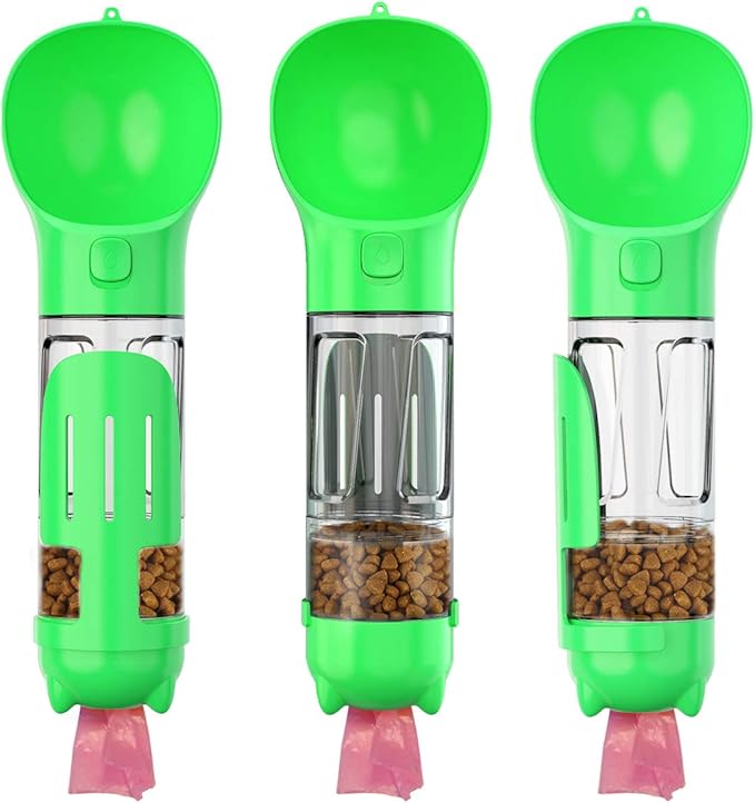 DoqiPaw Dog Travel Water Bottle Leak Proof No Spill Lead Leash Waterer Feeder Accessory Alternative