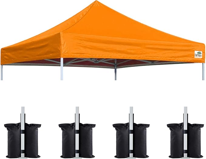Eurmax USA New 10x10 Pop Up Canopy Replacement Canopy Tent Top Cover, Instant Canopy Top Cover
