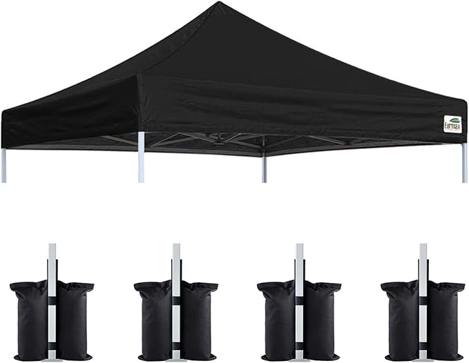 Eurmax USA New 10x10 Pop Up Canopy Replacement Canopy Tent Top Cover, Instant Canopy Top Cover