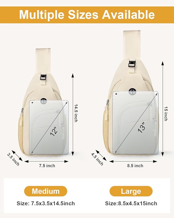 Crossbody Bags for Women Man Waterproof Sling Bag Backpack Trendy Casual Cross Body Bag with