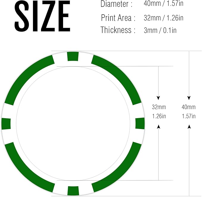 50-500 Custom Poker Chips, 11.5g Casino Size Clay Chips, Upload Your Image or Text for